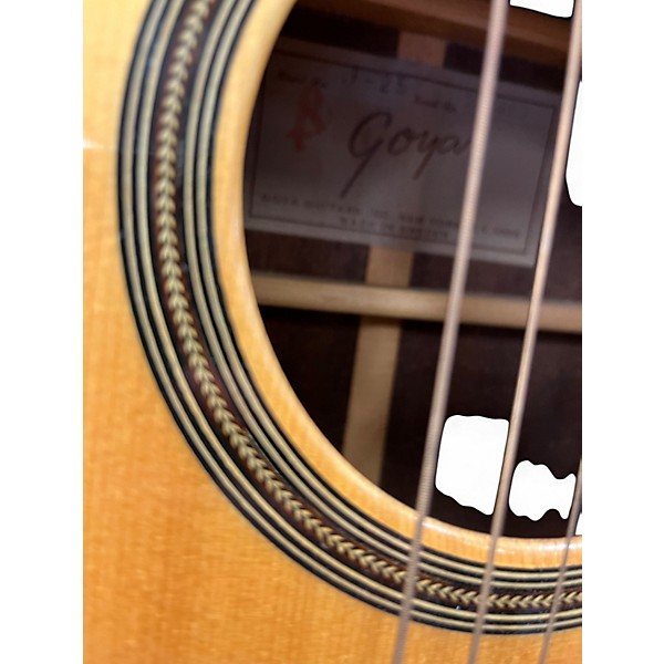 Vintage 1960s Goya F-25 Antique Natural Classical Acoustic Guitar