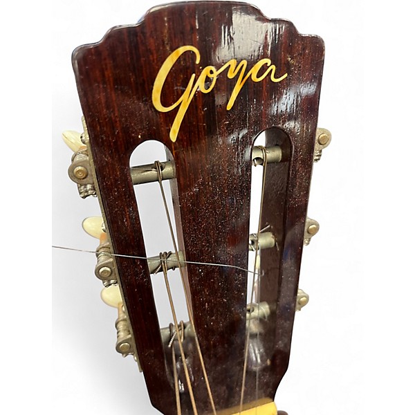 Vintage 1960s Goya F-25 Antique Natural Classical Acoustic Guitar