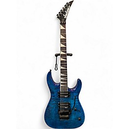 Used Jackson JS32 Dinky Trans Blue Solid Body Electric Guitar
