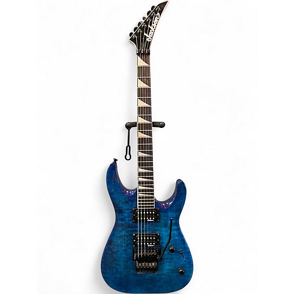 【10406】 JACKSON / JS32 Dinky Blue Jackson Dinky JS32Q DKA Arch Top Electric Guitar Transparent