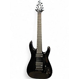 Used Jackson JS22-7 Dinky 7 String Black Solid Body Electric Guitar