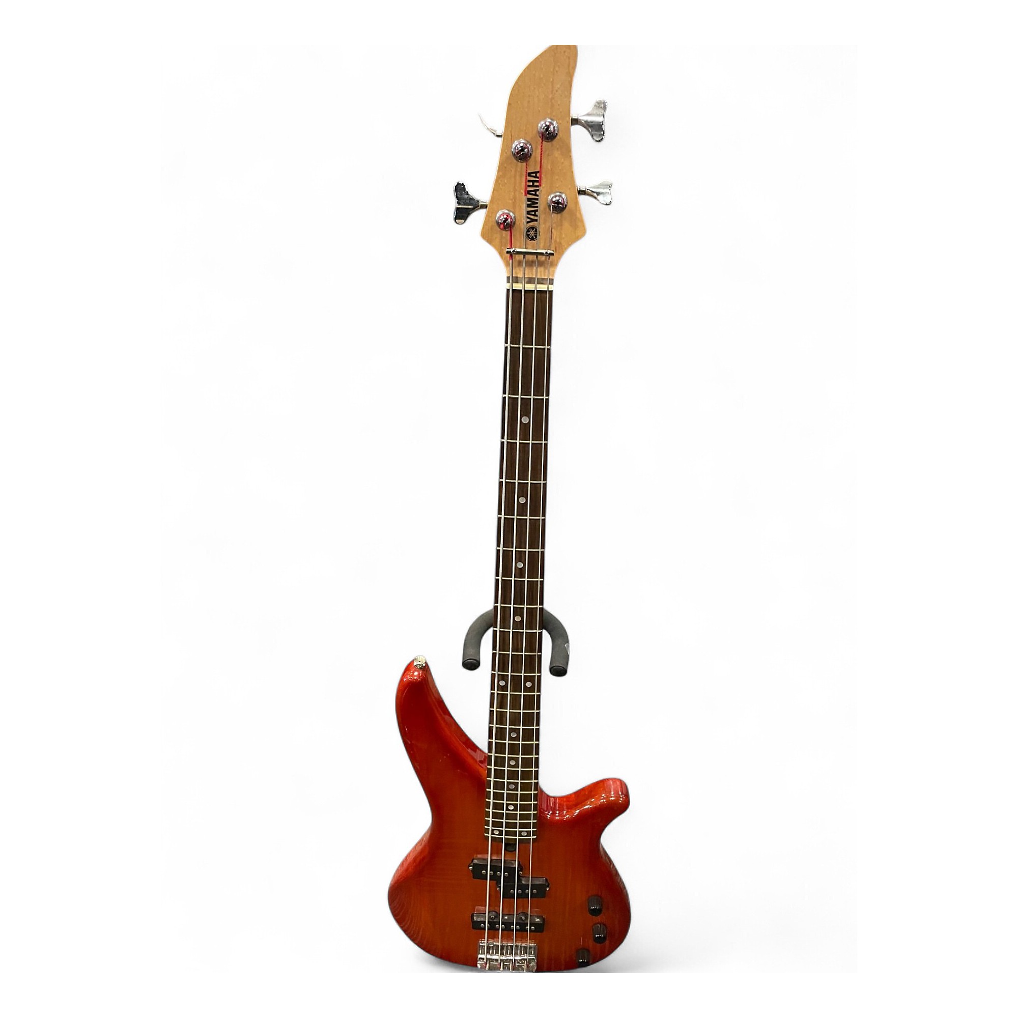 Used Yamaha RBX170 Orange Electric Bass Guitar Orange