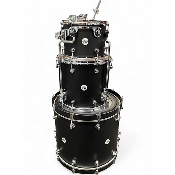 Used DW 3 Piece Design Series Black Drum Kit