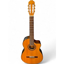 Used Takamine EG522C Natural Classical Acoustic Electric Guitar