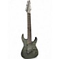 Used ESP LTD M1008MS SEE THRU BLACK SATIN Solid Body Electric Guitar thumbnail