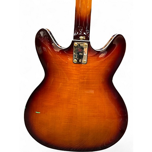 Used Hagstrom Viking II-P P90S 2 Color Sunburst Hollow Body Electric Guitar