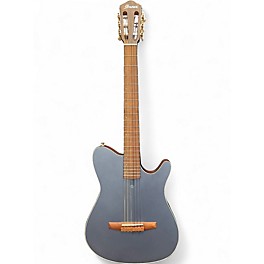 Used Ibanez FRH10N BLUE FLAT METALLIC Classical Acoustic Guitar