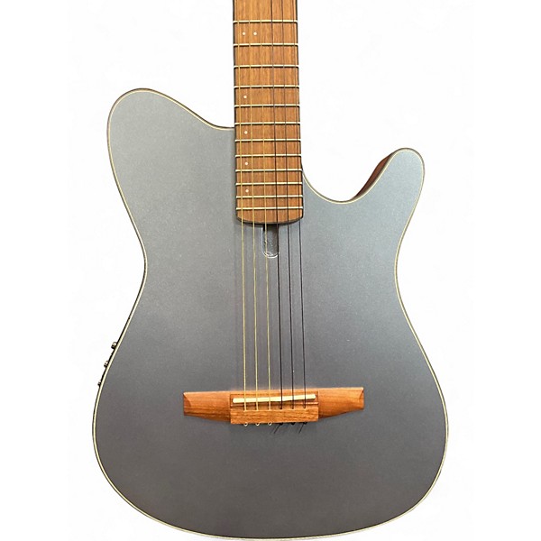Used Ibanez FRH10N BLUE FLAT METALLIC Classical Acoustic Guitar