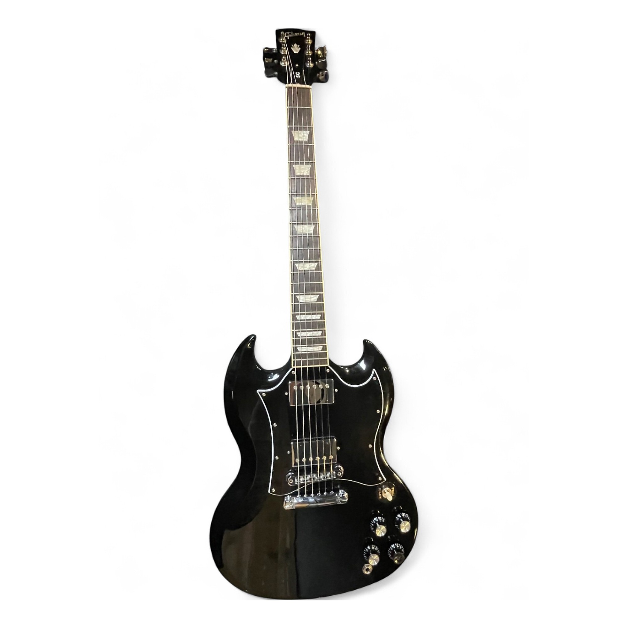 Used Gibson SG Standard Black Solid Body Electric Guitar