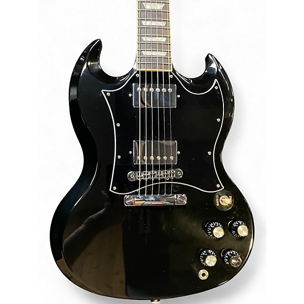 Used Gibson SG Standard Black Solid Body Electric Guitar