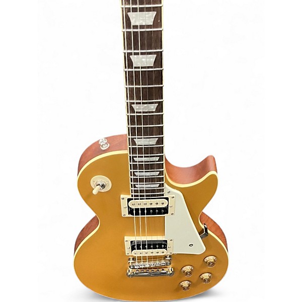 Used Epiphone Les Paul Traditional Pro IV Antique Gold Solid Body Electric Guitar