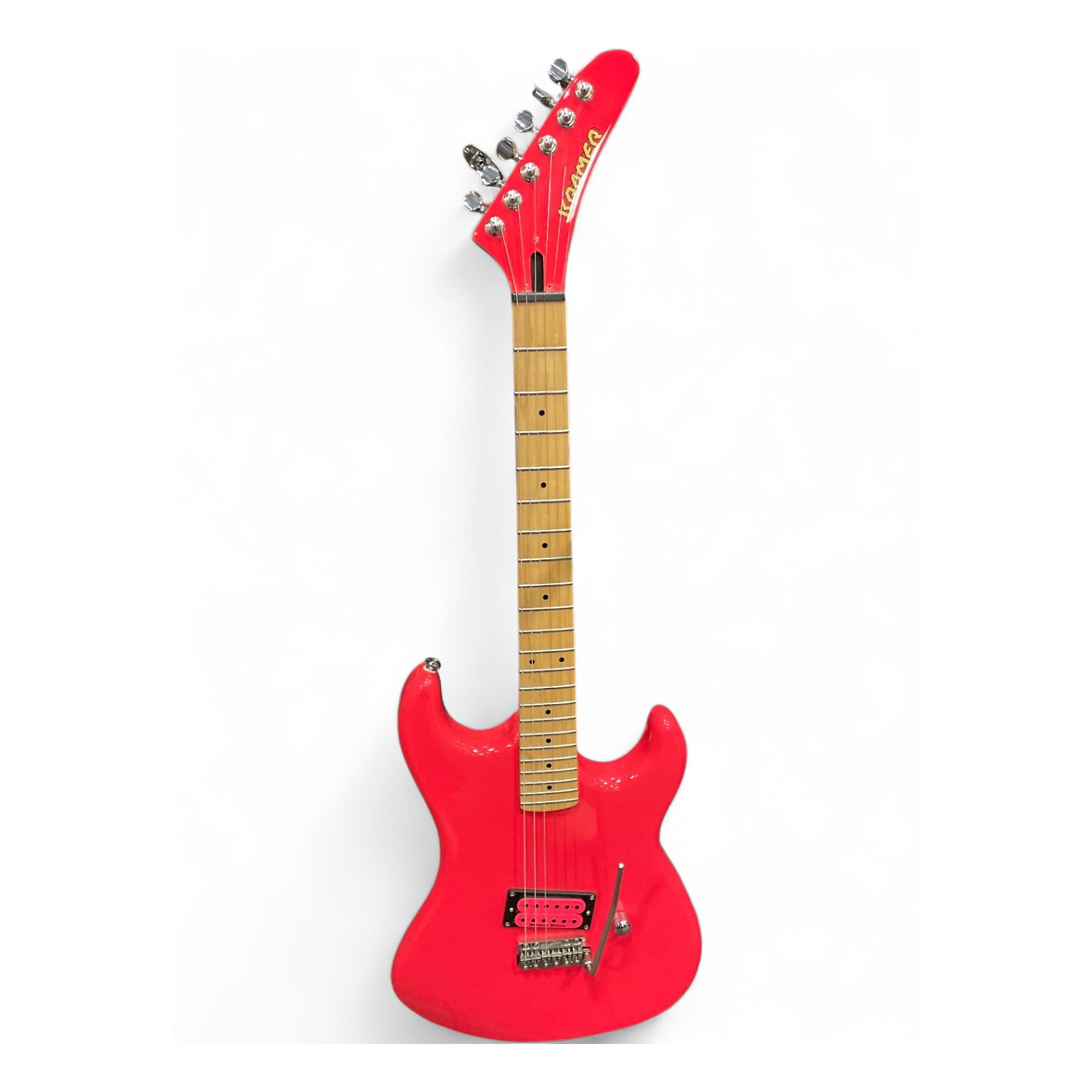 Used 2021 Kramer baretta ruby red Solid Body Electric Guitar ruby