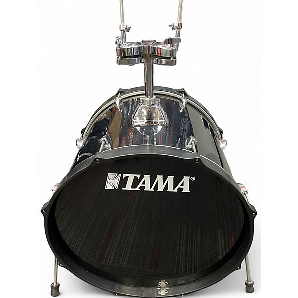 Used TAMA 6 Piece Imperialstar Trans Black Drum Kit