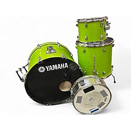 Used Yamaha 4 Piece Gigmaker Shells Sparkling Green Drum Kit