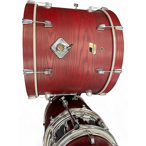 Used Ludwig 5 Piece Backbeat elite Ruby Grain Drum Kit
