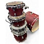 Used Ludwig 5 Piece Backbeat elite Ruby Grain Drum Kit