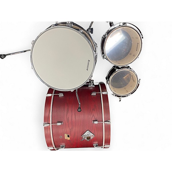 Used Ludwig 5 Piece Backbeat elite Ruby Grain Drum Kit