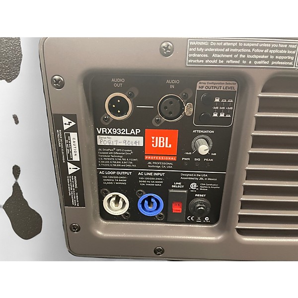 Used JBL VRX932LAP Powered Speaker