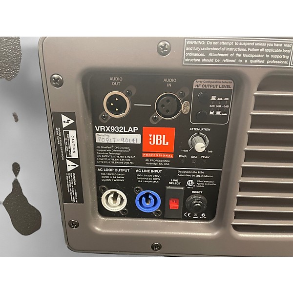 Used JBL VRX932LAP Powered Speaker
