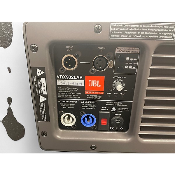 Used JBL VRX932LAP Powered Speaker