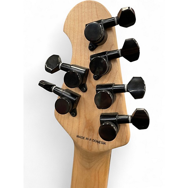 Used Sterling by Music Man John Petrucci JP60 Stealth Black Solid Body Electric Guitar