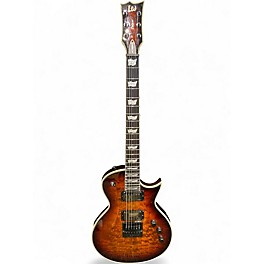Used ESP LTD EC1000 Evertune Trans Brown Solid Body Electric Guitar