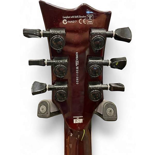 Used ESP LTD EC1000 Evertune Trans Brown Solid Body Electric Guitar
