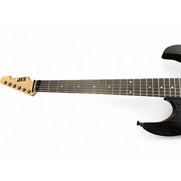 Used ESP M-II USA FLOYD ROSE Black Solid Body Electric Guitar