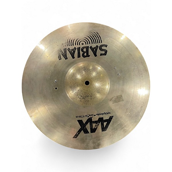 Used SABIAN 15in AAX Crash Cymbal