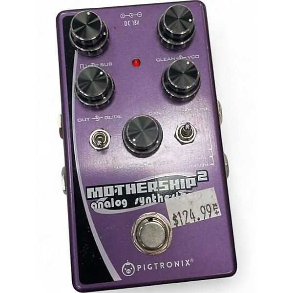 ギター Pigtronix Mothership Analog Synth Pigtronix Mothership 2 Analog Synthesizer Pedal for Electric