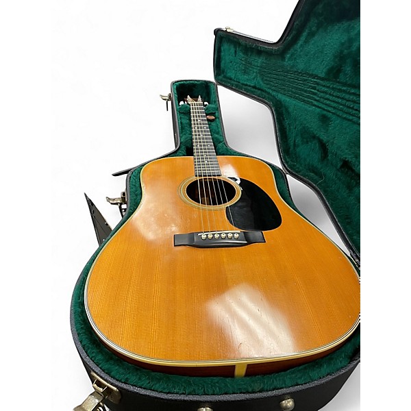 Vintage 1969 Martin D28 Natural Acoustic Guitar