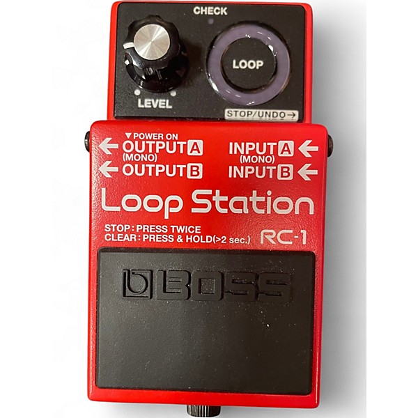 Used BOSS RC1 Loop Station Pedal | Guitar Center