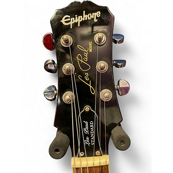 Used 2006 Epiphone Les Paul Standard Wine Red Solid Body Electric Guitar