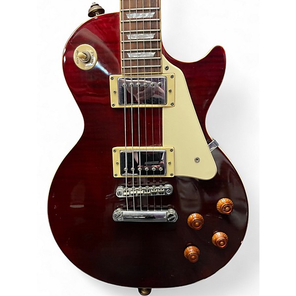 Used 2006 Epiphone Les Paul Standard Wine Red Solid Body Electric Guitar