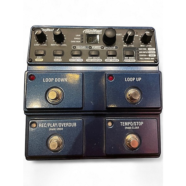 Digitech JamMan LooperPhrase Samplerルーパー DigiTech JamMan Stereo Phrase Sampler/ Looper Pedal | Sweetwater