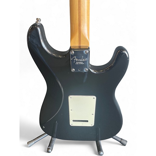 Used Fender Stratocaster Left Handed Black Solid Body Electric Guitar