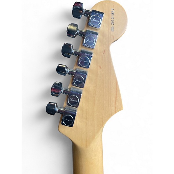 Used Fender Stratocaster Left Handed Black Solid Body Electric Guitar