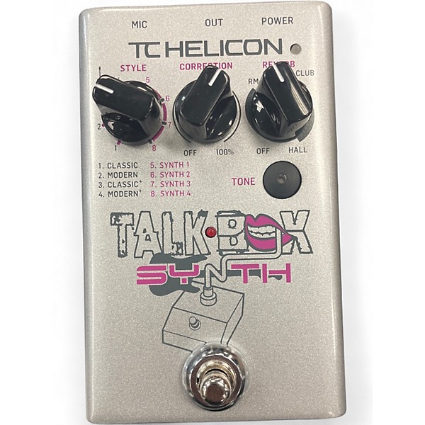 Used TC Helicon TALKBOX SYNTH Effect Pedal | Guitar Center
