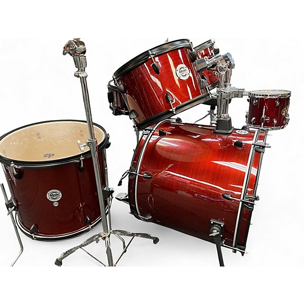 Used ddrum 5 Piece D2 Red Wood Drum Kit
