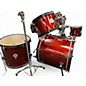 Used ddrum 5 Piece D2 Red Wood Drum Kit