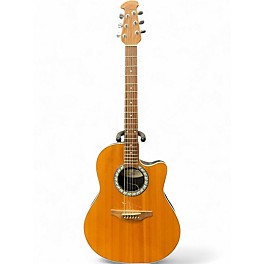 Used Ovation 1861AX-5 Standard Balladeer Natural Acoustic Electric Guitar