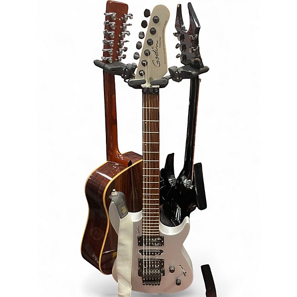 Used Godin Freeway Floyd Silver Solid Body Electric Guitar