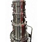 Used Pearl 5 Piece Export Metallic Silver Drum Kit