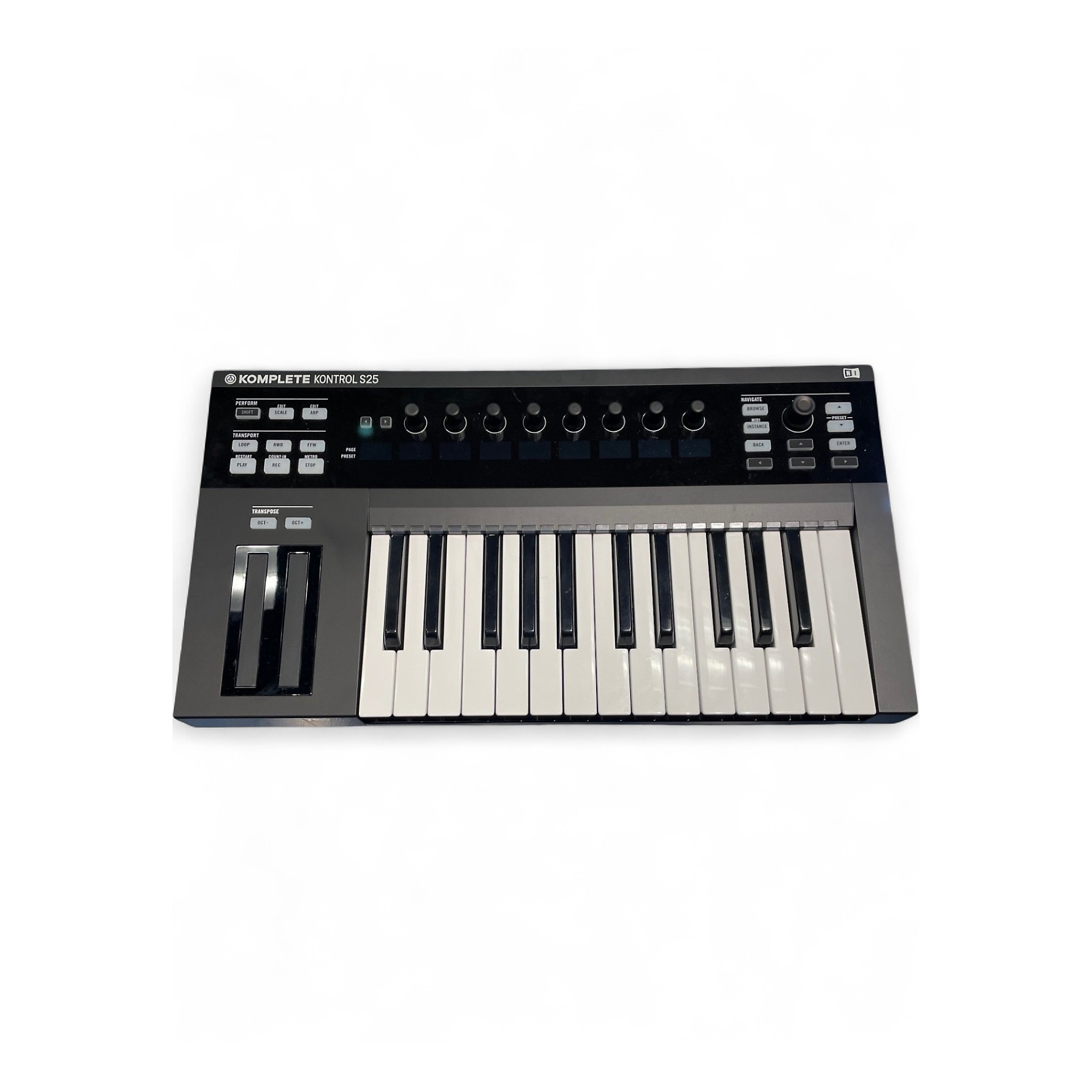 KOMPLETE KONTROL S25 MIDIキーボード Used Native Instruments Komplete Kontrol S25 MIDI Controller