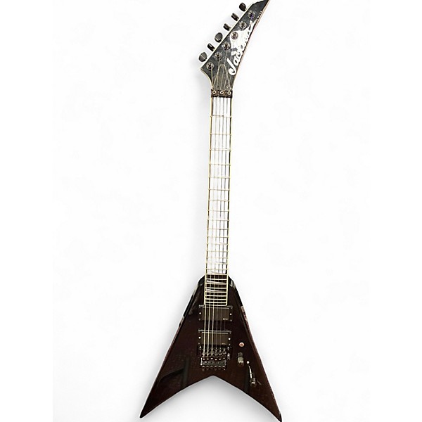 Used Jackson KV2T USA King V Black Solid Body Electric Guitar