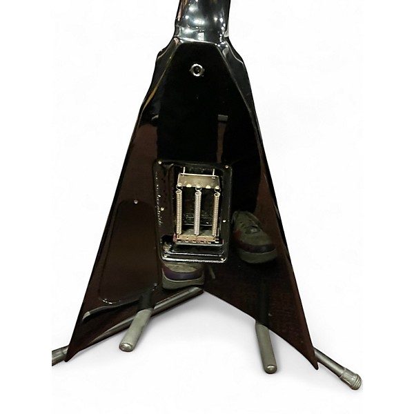 Used Jackson KV2T USA King V Black Solid Body Electric Guitar