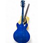 Used 2010s D'Angelico Premier Grateful Dead DC Red White and Blue Hollow Body Electric Guitar