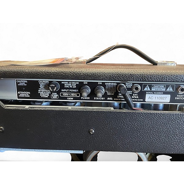 Used Fender 65 deluxe reverb Tube Guitar Combo Amp