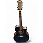 Used Ibanez AE100 Dark Tide Blue Flat Acoustic Electric Guitar thumbnail