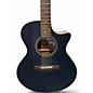 Used Ibanez AE100 Dark Tide Blue Flat Acoustic Electric Guitar